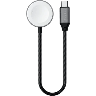 Кабель зарядный SATECHI USB-C Magnetic Fast-Charging Cable для Apple Watch. Цвет: серый космос
