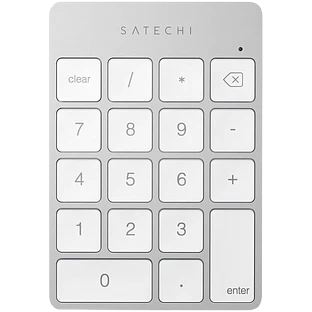 Цифровой блок клавиатуры Satechi Aluminum Slim Rechargeable Bluetooth Keypad, Silver Цифровой блок клавиатуры Satechi Aluminum Slim Rechargeable Bluetooth Keypad, Silver