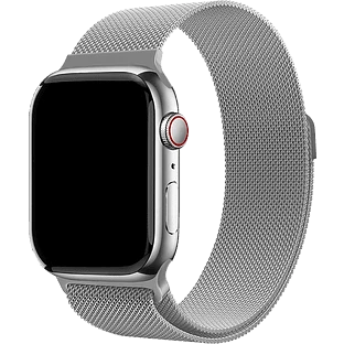 Ремешок uBear Spark для Apple Watch M/L (42, 44, 45, 49 мм), стальной, серебристый