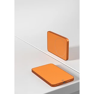 Аккумулятор внешний VLP Diamond Energy MagSafe, Qi2, 5000 mAh, 3A, USB-C, космический оранжевый