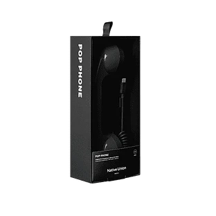 NATIVE UNION POP PHONE, телефонная трубка USB-C, цвет: чёрный