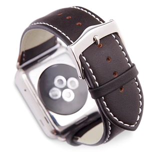 Ремешок DBRAMANTE1928 Copenhagen для Apple Watch 42мм Copenhagen StrapРемешок Copenhagen с застёжкой серебристого цвета Тёмно-коричневый42/44/45 mm