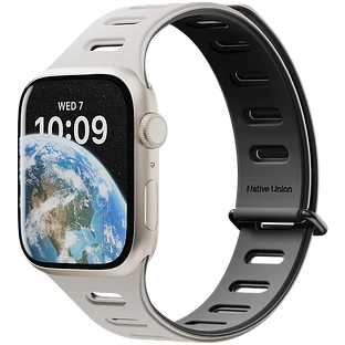 Ремешок для часов APPLE WATCH NATIVE UNION Magnetic 38/40/41MM, черный/серый Ремешок для часов APPLE WATCH NATIVE UNION Magnetic 38/40/41MM, черный/серый