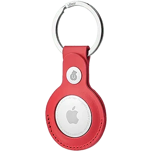 CS98RD01CP-AT1 Capital Leather чехол защитный для AIR TAG с кольцом  кожаный  цвет: красный CS98RD01CP-AT1 Capital Leather чехол защитный для AIR TAG с кольцом  кожаный  цвет: красный