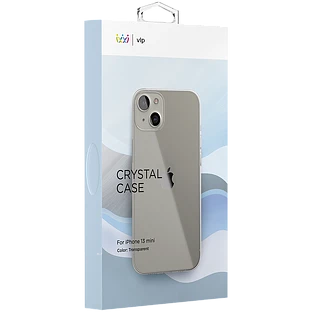 Чехол защитный "vlp" Crystal case для iPhone 13 mini, прозрачный Чехол защитный "vlp" Crystal case для iPhone 13 mini, прозрачный