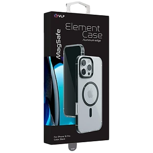 Чехол защитный "vlp" Element Case для iPhone 16 Pro, черный Чехол защитный "vlp" Element Case для iPhone 16 Pro, черный