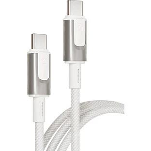 Кабель VLP Force Line 100W USB-C + USB-C, 1.2м, белый