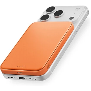 Внешний аккумулятор uBear Strike Power bank 5 000 mAh, PD30W, Qi2.2, оранжевый