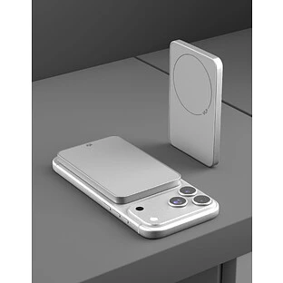 Аккумулятор внешний VLP Diamond Energy MagSafe, Qi2, 5000 mAh, 3A, USB-C, белый