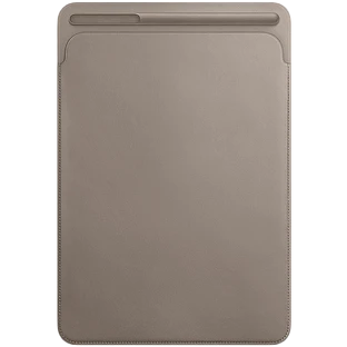 Чехол APPLE кожаный  Платиново-серый для iPad Pro 10,5 дюйма