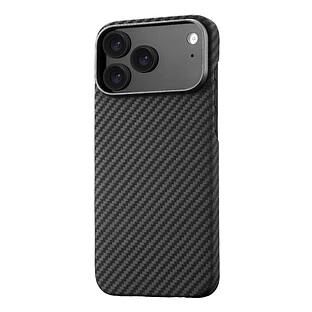 Чехол защитный uBear Supreme Case для iPhone 17 Pro Max, ультратонкий, материал Кевлар, MagSafe совместимый, черный