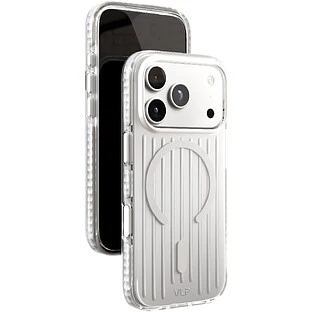 Чехол защитный VLP Pulse Case с MagSafe для iPhone 18 Pro, серебристый