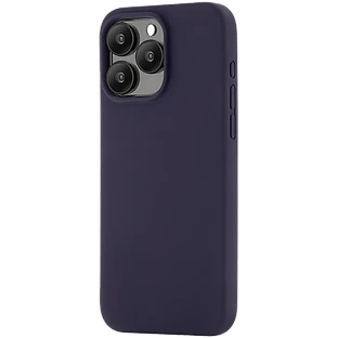 Чехол защитный uBear Touch Mag Case  iPhone 15 Pro Max  MagSafe  силикон  темно-фи