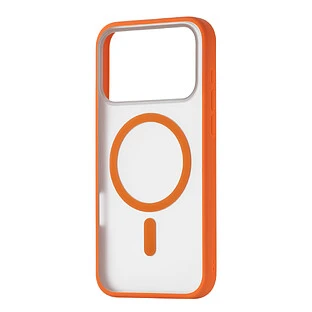 Чехол защитный uBear Cloud Mag Case для iPhone 17 Pro, MagSafe совместимый, усиленный, силк-тач, оранжевый Чехол защитный uBear Cloud Mag Case для iPhone 17 Pro, MagSafe совместимый, усиленный, силк-тач, оранжевый