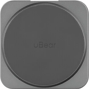 Беспроводное зарядное устройство uBear Balance Ultra, 3-в-1, с поддержкой MagSafe, Qi2.2 (35W), серый космос