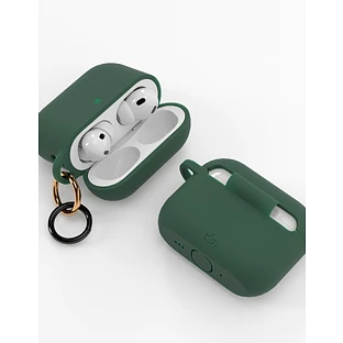 Чехол силиконовый VLP Charm Case для AirPods Pro 3, темно-зеленый Чехол силиконовый VLP Charm Case для AirPods Pro 3, темно-зеленый