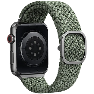 Ремешок Uniq для Apple Watch All series 44/42 mm ASPEN Strap Braided Green