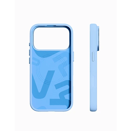 Чехол защитный VLP Aster Pro Case с MagSafe для iPhone 18 Pro, голубой