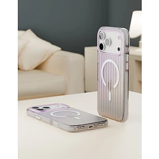 Чехол защитный VLP Pulse Case с MagSafe для iPhone 17 Pro Max, перламутровый