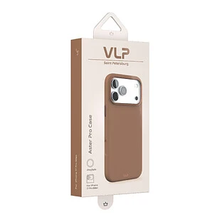 Чехол защитный VLP Aster Pro Case с MagSafe для iPhone 17 Pro Max, мокка