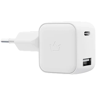 Сетевое зарядное устройство VLP G-Charge 30Вт USB-C+USB-A, QC, белый Сетевое зарядное устройство VLP G-Charge 30Вт USB-C+USB-A, QC, белый
