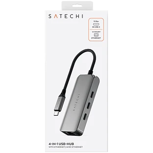 Хаб Satechi 4-In-1 USB-C Hub With 2.5 Gigabit Ethernet Хаб Satechi 4-In-1 USB-C Hub With 2.5 Gigabit Ethernet