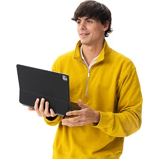 Чехол-клавиатура uBear FlexKey для iPad Pro 11" (M4 | M5), магнитная, soft-touch