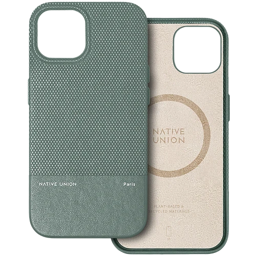 (RE)CLASSIC CASE FOR IPHONE 15 SLATE GREEN, чехол защитный для iPhone 15, цвет: зелёный