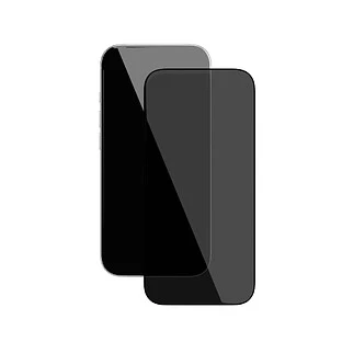 Стекло защитное 2.5D VLP Privacy Glass для iPhone 17/17 Pro/16 Pro с черной рамкой (Приватное)