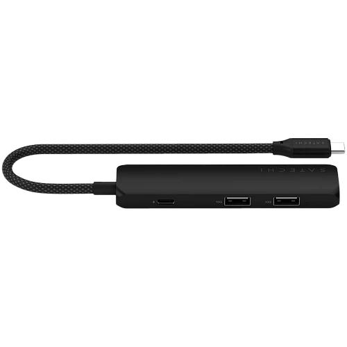 Адаптер Satechi 4-in-1 USB-C Slim Multiport Adapter with 4K HDMI and Fast Data Transfer - Черный