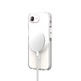 Чехол защитный VLP Pulse Case с MagSafe для iPhone 16E/17E, перламутровый