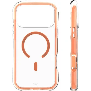 Чехол защитный VLP Bubble Case с MagSafe для iPhone 17 Pro Max, оранжевый
