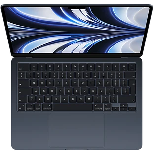 MacBook Air 13", M2 (8C CPU/10C GPU), 16GB, 512GB, Тёмная ночь