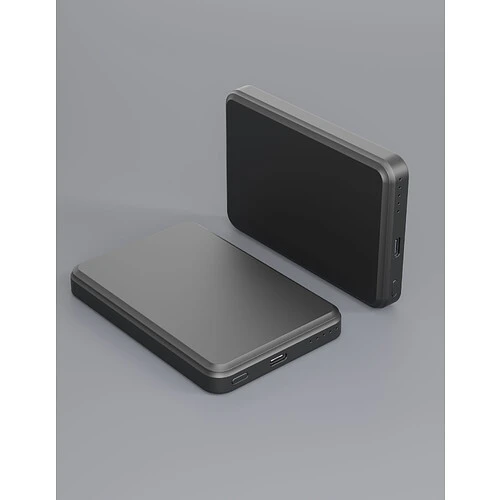 Аккумулятор внешний VLP LITE Power Snap 5000 mAh, 3A, MagSafe, USB-C, черный