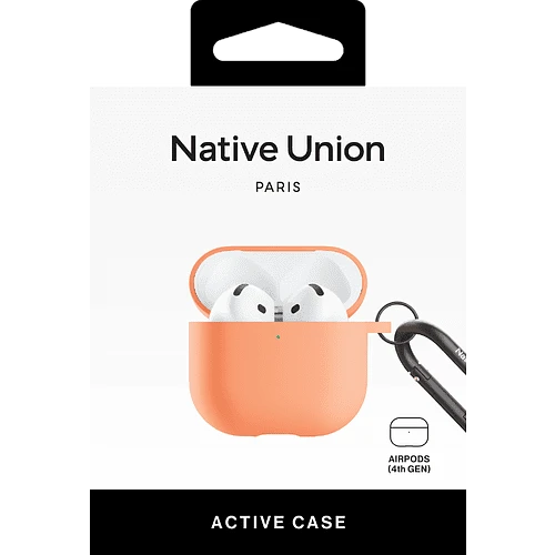 ACTIVE CASE, чехол защитный NATIVE UNION для AirPods 4, цвет: абрикосовый