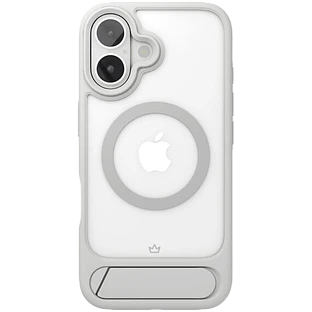 Чехол защитный VLP Reels Case с MagSafe для iPhone 16, серый Чехол защитный VLP Reels Case с MagSafe для iPhone 16, серый