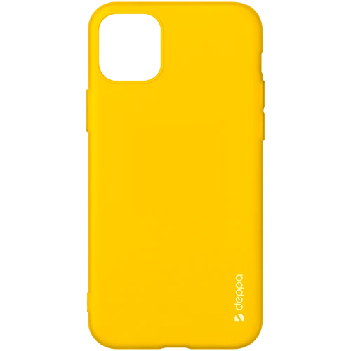 87245, Чехол Gel Color Case для Apple iPhone 11, желтый, картон, Deppa