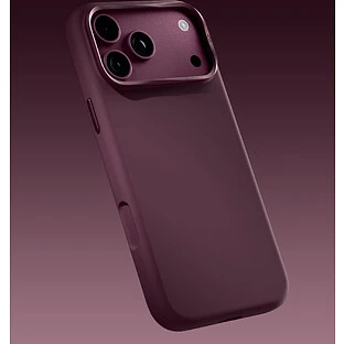 Чехол защитный VLP Aster Pro Case с MagSafe для iPhone 18 Pro Max, темно-вишневый