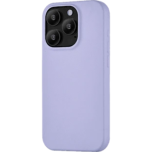 Чехол защитный uBear Capital Leather Case, iPhone 15 Pro, MagSafe, лавандовый