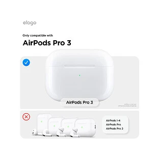 Elago для AirPods Pro 3 чехол Unique AW5 Game console Hang case Light Grey