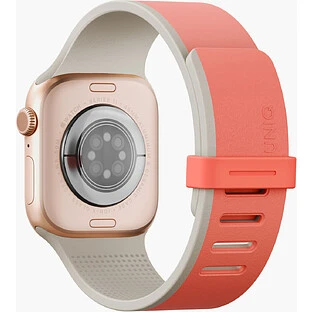 Uniq для Apple Watch 49/46/45/44 mm ремешок Revix IV reversible Magnetic Coral Quartz/Beige