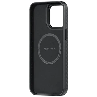 Чехол PITAKA MagEZ с MagSafe Black/Grey Twill для iPhone 15 Pro Чехол PITAKA MagEZ с MagSafe Black/Grey Twill для iPhone 15 Pro
