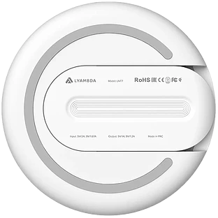 Беспроводное зарядное устройство LYAMBDA LNT7A, 12.5 Вт, Белый