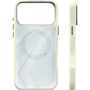Чехол защитный VLP Aster Pro Case с MagSafe для iPhone 17 Pro Max, белый