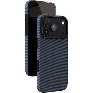 Чехол защитный VLP Kevlar Case с MagSafe для iPhone 18 Pro, синий