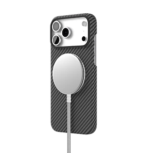 Чехол защитный VLP Kevlar Case с MagSafe для iPhone 17 Pro Max, черный