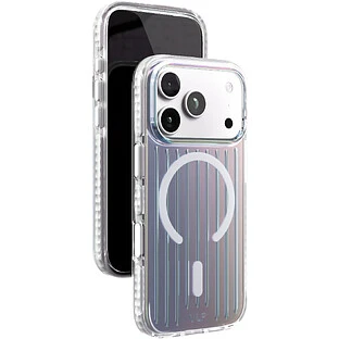 Чехол защитный VLP Pulse Case с MagSafe для iPhone 18 Pro Max, перламутр