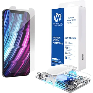 Стекло защитное Whitestone Dome glass (аксессуары без лампы) для iPhone 12/12 Pro