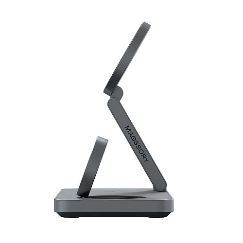 Беспроводное зарядное устройство Magssory Yoga 3 в 1, Qi2, Midnight