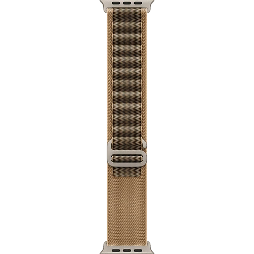 Apple Watch Ultra 4, GPS + Cellular, 49mm, Natural Titanium Case with Desert Alpine Loop - L